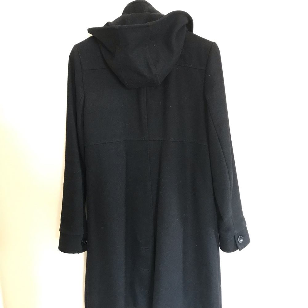 DKNY Black Coat with Hood